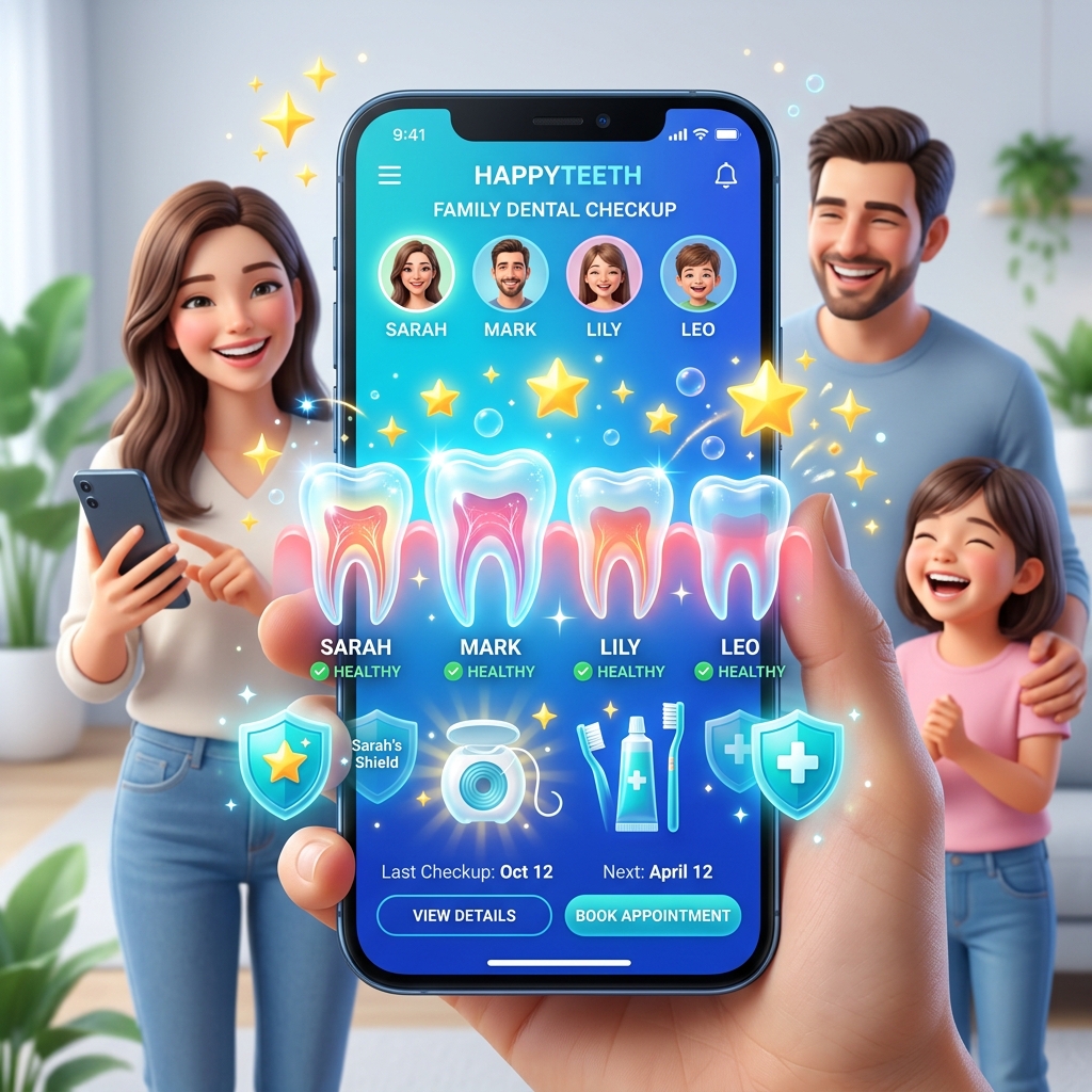 AI Family Dental Care Mockup